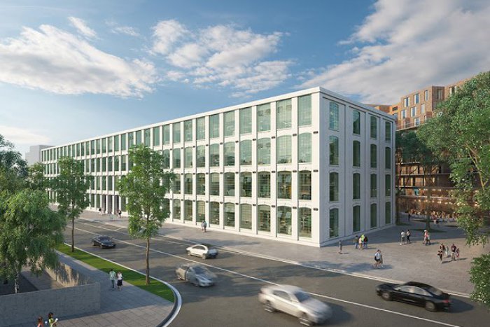 Ilustračný obrázok k článku VIZUALIZÁCIE: Pradiareň v areáli Cvernovky obnovia. Vzniknú v nej unikátne kancelárie