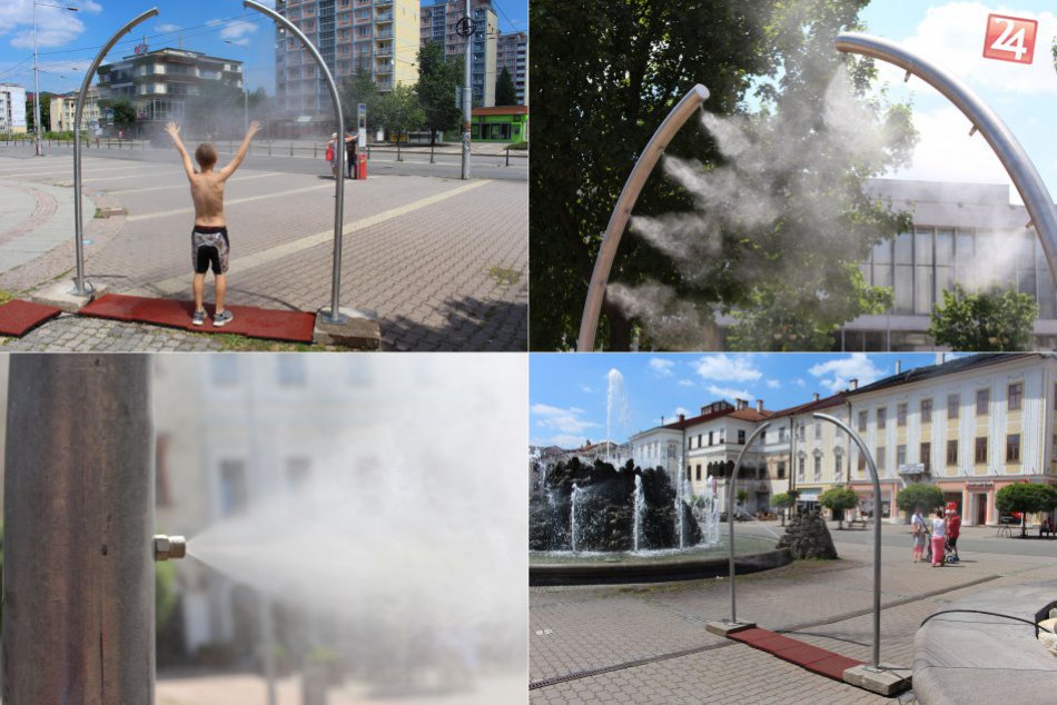 Ilustračný obrázok k článku FOTO: Parádne osvieženie v horúčavách. Vodné hmly v Bystrici hneď na 2 miestach