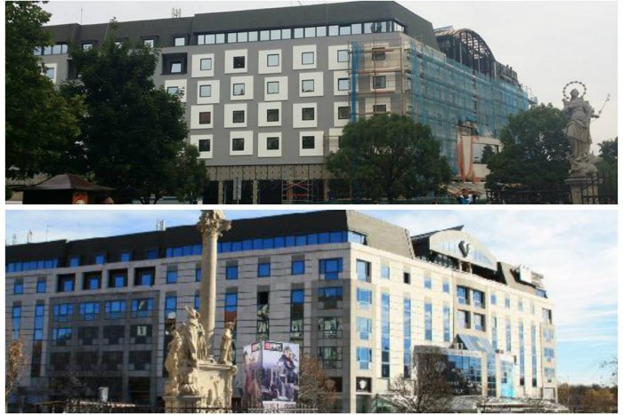 Ilustračný obrázok k článku Vynovený hotel Danube sa mnohým Bratislavčanom nepáči
