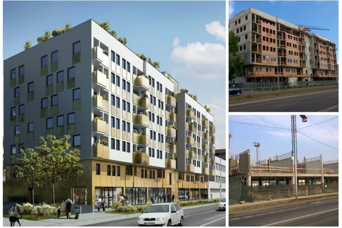 Ilustračný obrázok k článku Výstavba unikátneho bytového domu na Panónskej ceste sa chýli ku koncu