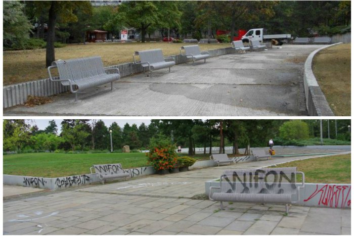 Ilustračný obrázok k článku FOTO: Námestie slobody dlho čisté nevydržalo. Vybúrili sa na ňom sprejeri