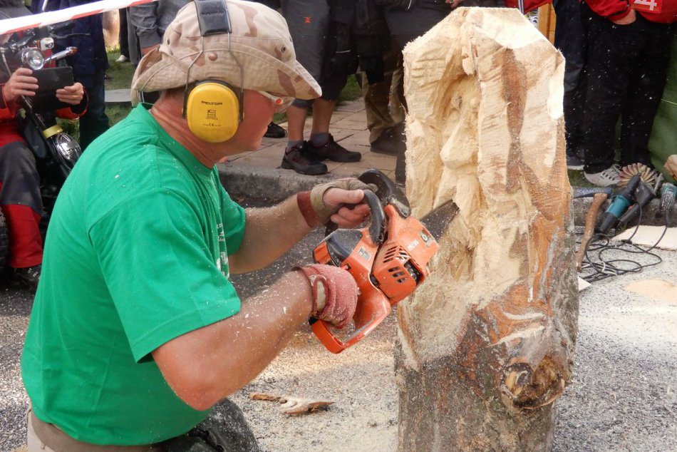 Ilustračný obrázok k článku FOTO: Majstri motorových píl premenili kusy dreva na krásne umelecké diela