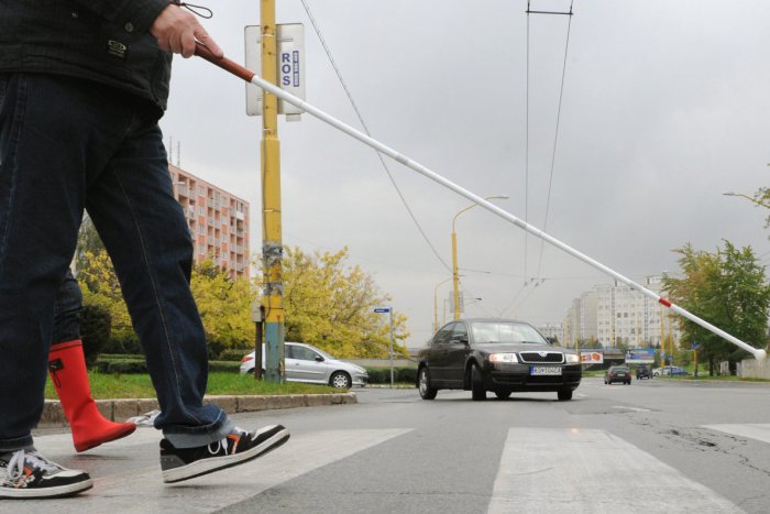 Ilustračný obrázok k článku VIDEO: Deň bielej palice preverí pozornosť Zvolenčanov. Na tomto priechode zbystrite