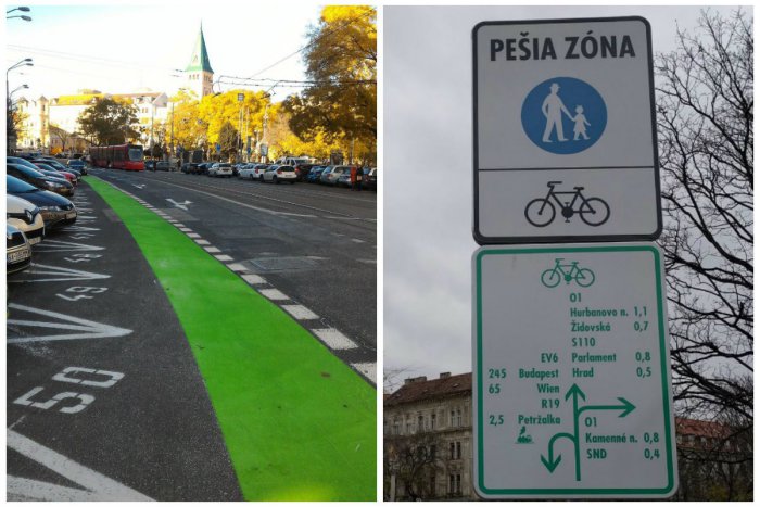 Ilustračný obrázok k článku FOTO: Okolo historického centra Bratislavy vznikla nová cyklotrasa