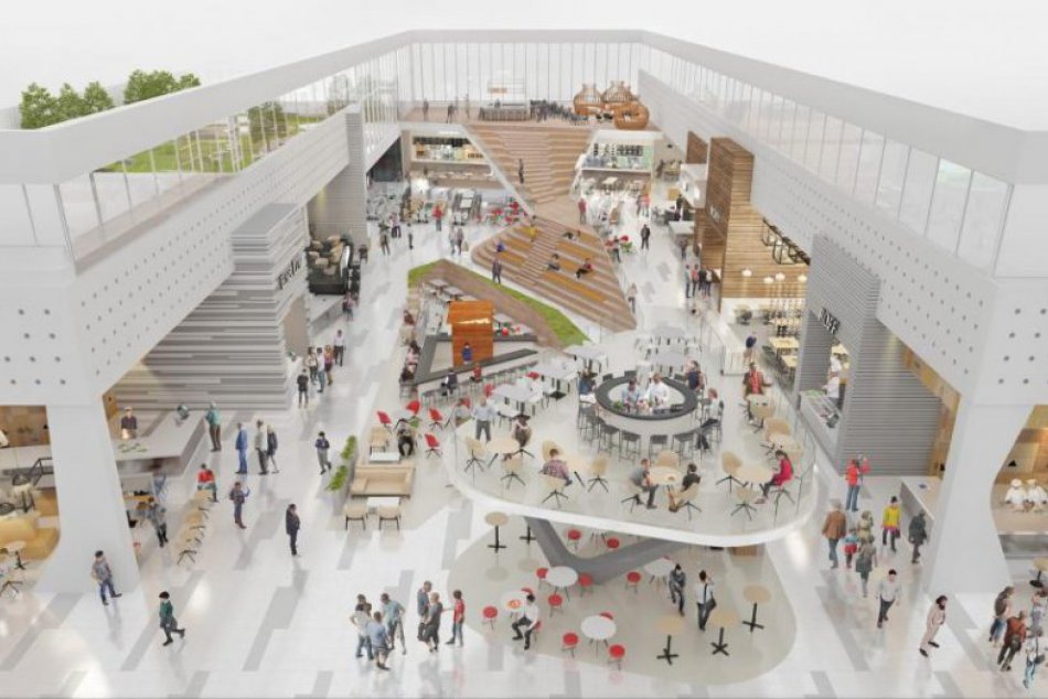 Ilustračný obrázok k článku FOTO: V lete otvorí Avion nový foodcourt. Pozrite sa, ako bude vyzerať