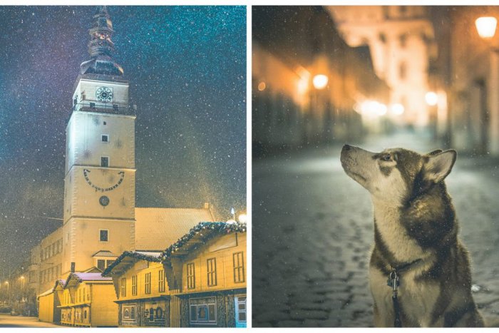 Ilustračný obrázok k článku Trnavčan odfotil jemnú snežnú krásu: Magická Trnava ako z rozprávky