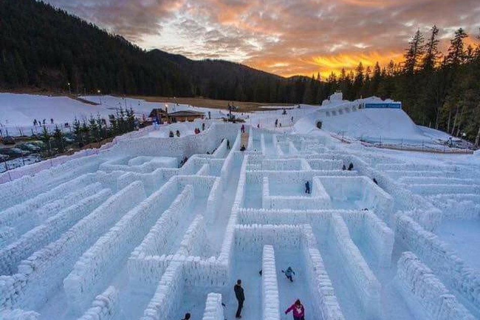 Ilustračný obrázok k článku Tip na výlet: Snehový megalabyrint láka na poľskú stranu Tatier