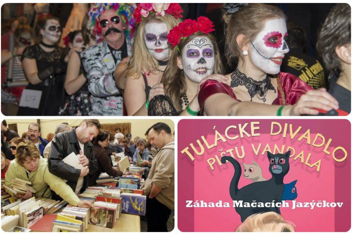 Ilustračný obrázok k článku TIPY NA VÍKEND: Veľká knižná burza, bujarý maškarný ples aj skvelé koncerty