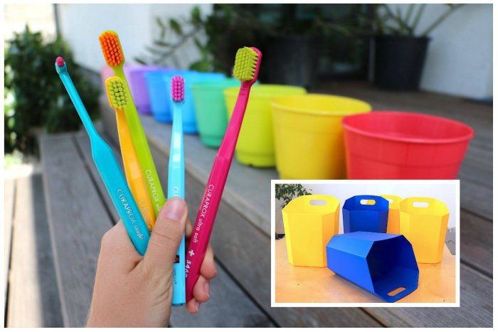 Ilustračný obrázok k článku Školy sa tešia z tisícok košov na recyklovaný odpad. Pomohli vaše zubné kefky