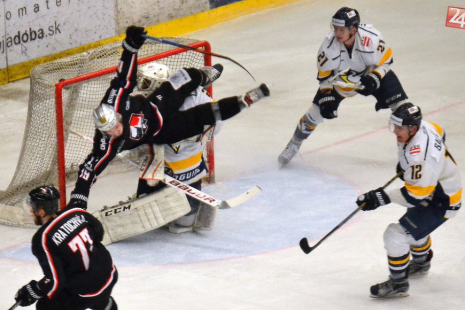 Ilustračný obrázok k článku Štvrťfinále I. hokejovej ligy: Domáce tímy využili oba úvodné zápasy
