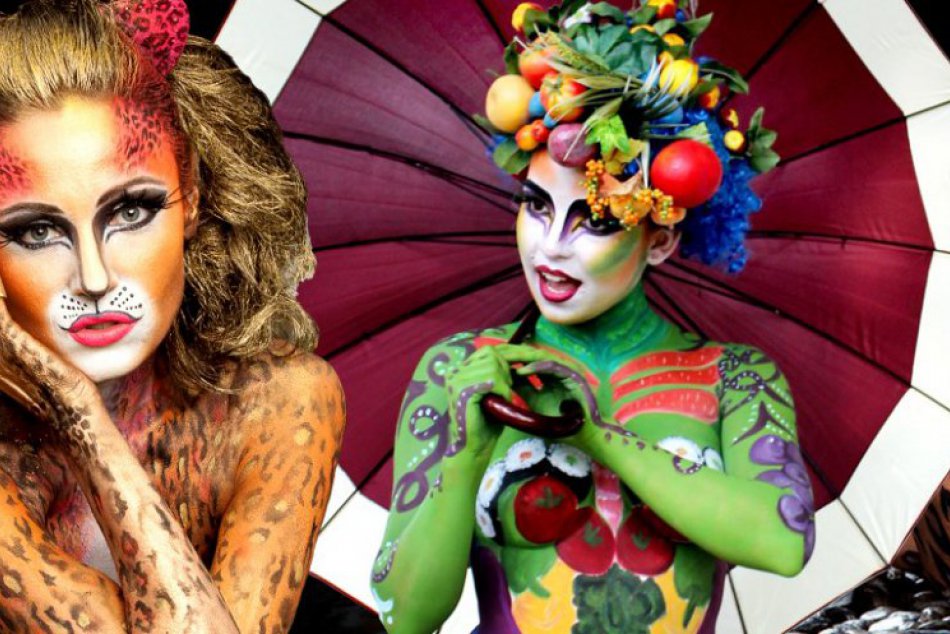 Ilustračný obrázok k článku Nádhera zachytená na FOTKÁCH: Umelkyňa maľovala v Michalovciach na nahé ženské telá