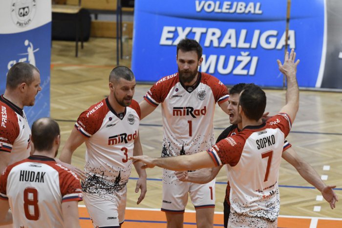 Ilustračný obrázok k článku Prešovskí volejbalisti urobili prvý krok na ceste za semifinále: Nad Myjavou vedú 1:0
