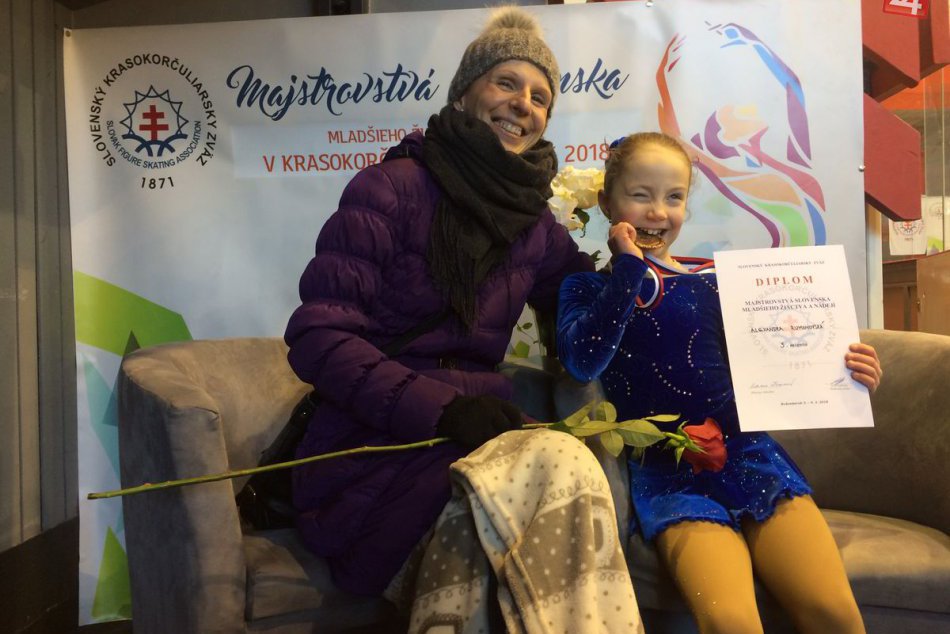 Ilustračný obrázok k článku Úspech mladej krasokorčuliarky bystrickej Iskry. Na majstrovstvách SR vybojovala medailu