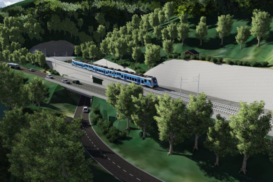 Ilustračný obrázok k článku Pozrite ako prví:Takto bude vyzerať Milochov po dokončení železnice! VIZUALIZÁCIE