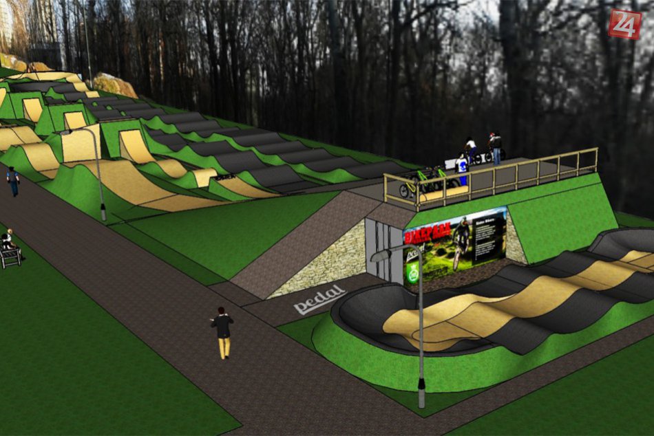 Ilustračný obrázok k článku Zo zanedbanej bikrosovej dráhy v Petržalke bude moderný pump track