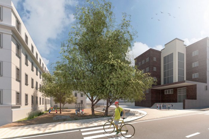 Ilustračný obrázok k článku Foto: Ako by mohol podľa architekta Matúša Valla vyzerať verejný priestor v Bratislave