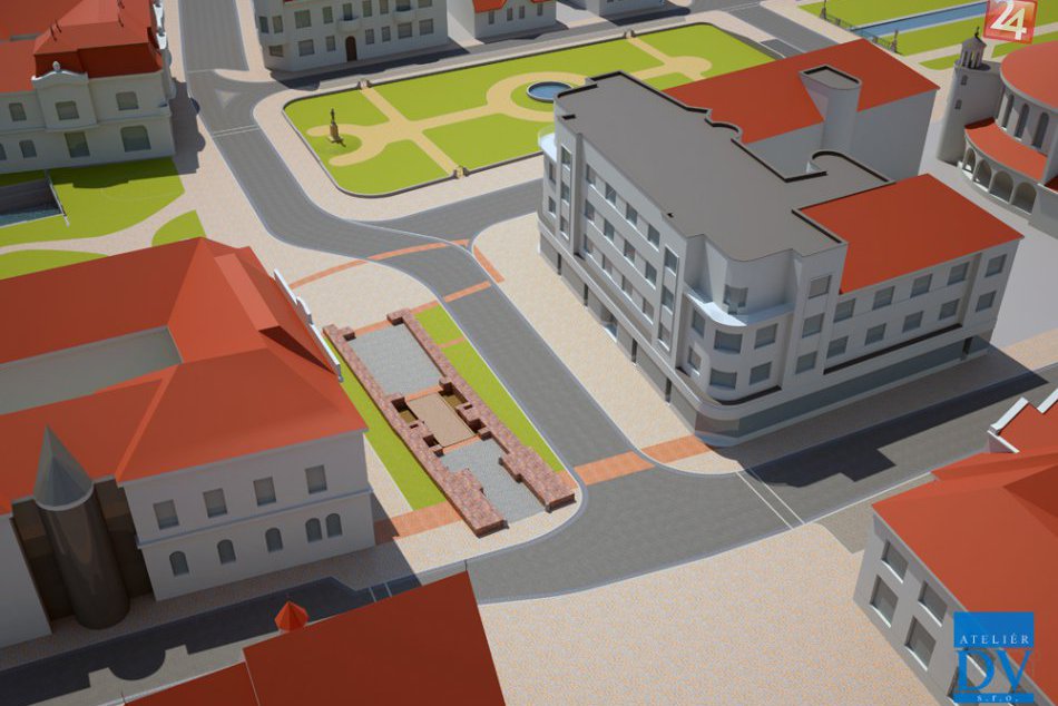 Ilustračný obrázok k článku Do Trnavy sa vráti kus histórie: V centre mesta bude časť Dolnej brány a barbakanu