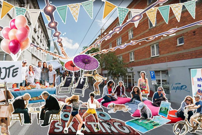 Ilustračný obrázok k článku Autá na Mickiewiczovej nahradia stánky, príjemné posedenie a zábava