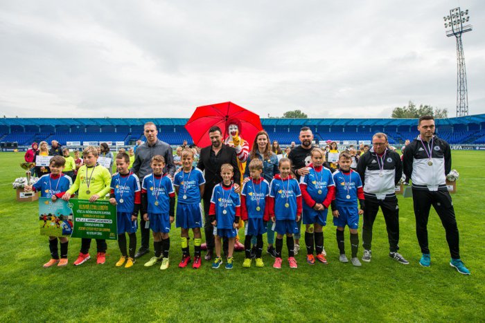 Ilustračný obrázok k článku Majstrami Slovenska 2017/2018 v minifutbale sa v 20. ročníku McDonald’s Cup stali žiaci z Trenčína