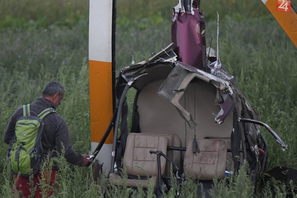 Ilustračný obrázok k článku Tragédia pri Prešove: Haváriu vrtuľníka neprežil jeden človek