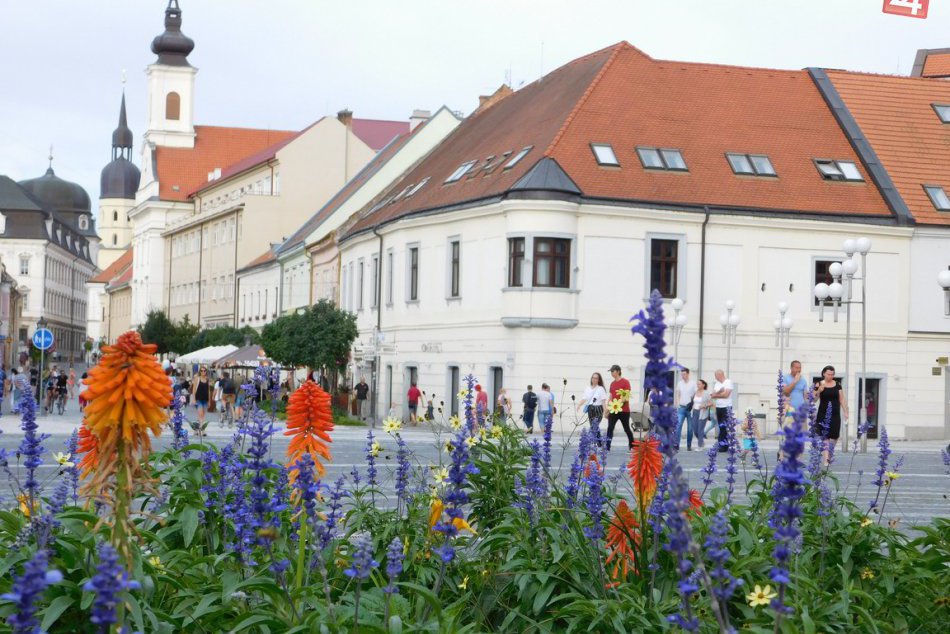 Ilustračný obrázok k článku Kvetinový záhon opäť skrášli Trojičné námestie: Kvetov bude viac než pred rokom