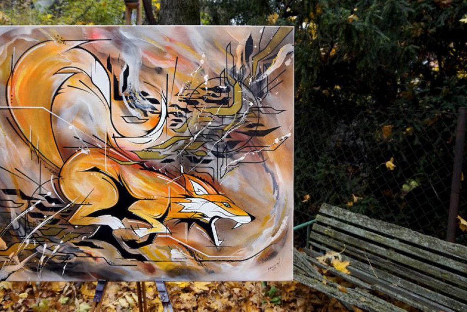 Ilustračný obrázok k článku Nielen graffiti rukou umelca: Široký záber tvorby Františka Radačovského