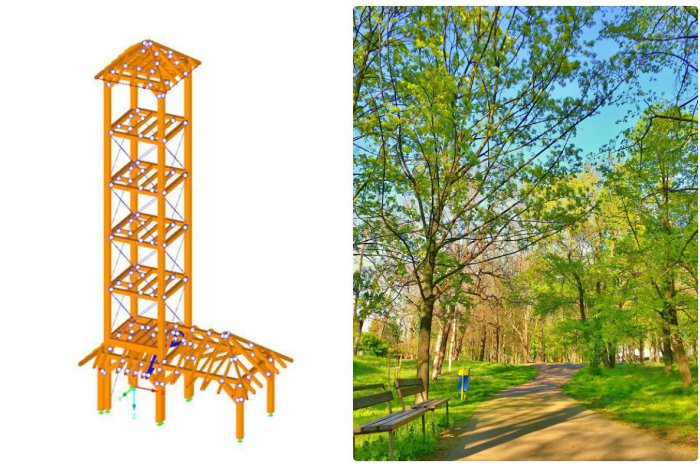 Ilustračný obrázok k článku Novú drevenú rozhľadňu budú mať aj vo Vrakuni. Stavajú ju v lesoparku