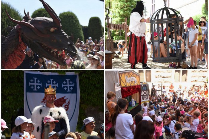 Ilustračný obrázok k článku V Smoleniciach vládol drak: Bol najväčšou atrakciou na zámku, FOTO a VIDEO