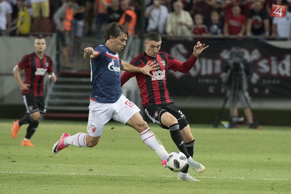 Ilustračný obrázok k článku Heroický výkon Spartaka nestačil: Trnava v odvete podľahla Crvenej Zvezde, FOTO