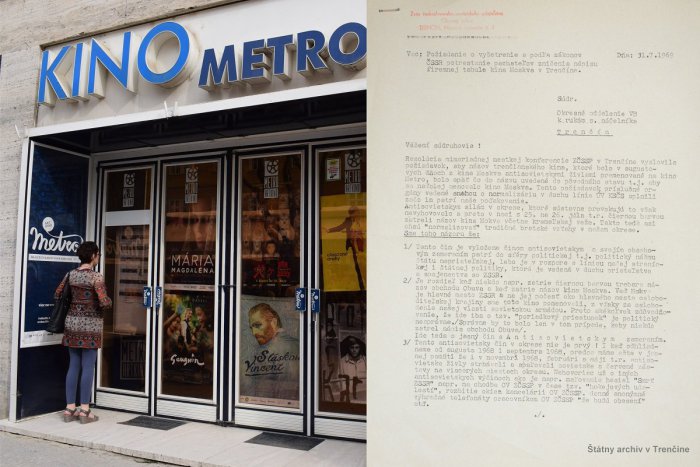 Ilustračný obrázok k článku Archív o Auguste '68: Antisovietske živly takto zmenili názov kina Metro