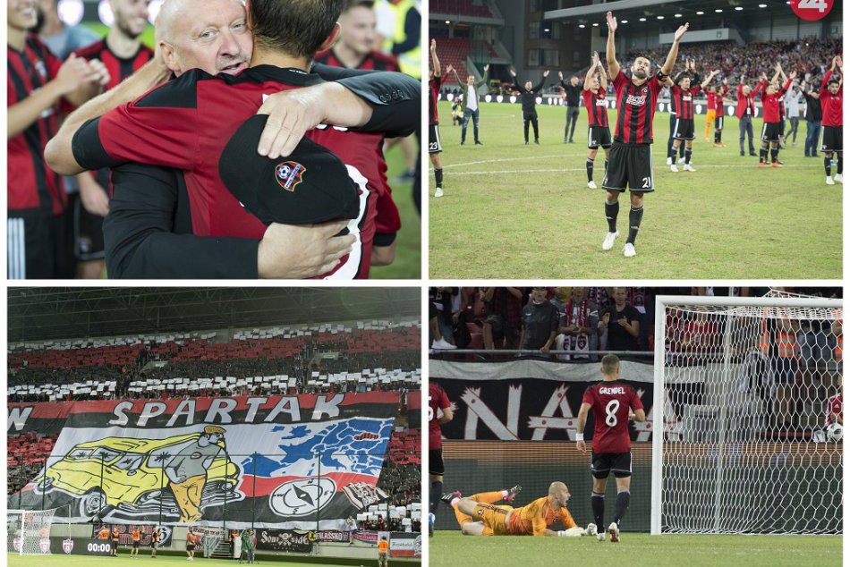 Ilustračný obrázok k článku Historický moment: Remíza s Ľubľanou vystrelila Spartak do prestížnej ligy! VIDEO