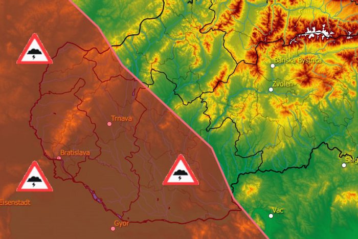 Ilustračný obrázok k článku Búrky v Bratislave lámali rekordy. A ešte nie je koniec - prídu ďalšie!