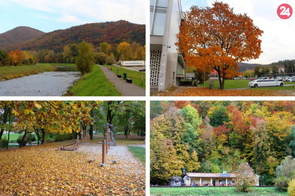 Ilustračný obrázok k článku VIDEO a FOTO: Bystrica sa krásne vyfarbila. Jeseň v uliciach očarí pestrosťou