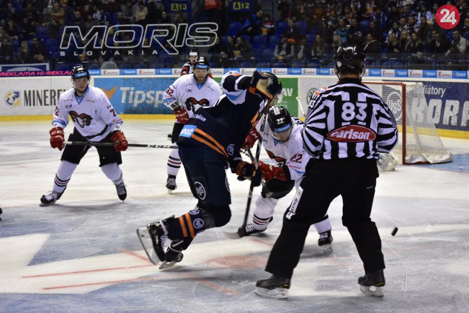 Ilustračný obrázok k článku FOTO: Košice na domácom ľade podľahli baranom z Banskej Bystrice