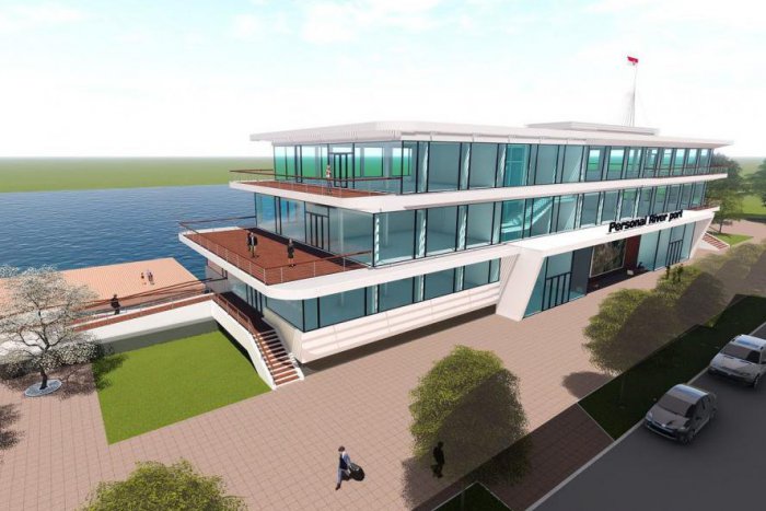 Ilustračný obrázok k článku VIZUALIZÁCIE: Osobný prístav na Fajnorovom nábreží čaká rekonštrukcia. Budova výrazne omladne