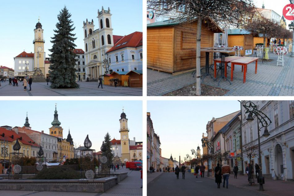 Ilustračný obrázok k článku FOTO: Prípravy na Vianočné trhy vrcholia. Centrum Bystrice zaplnili stánky