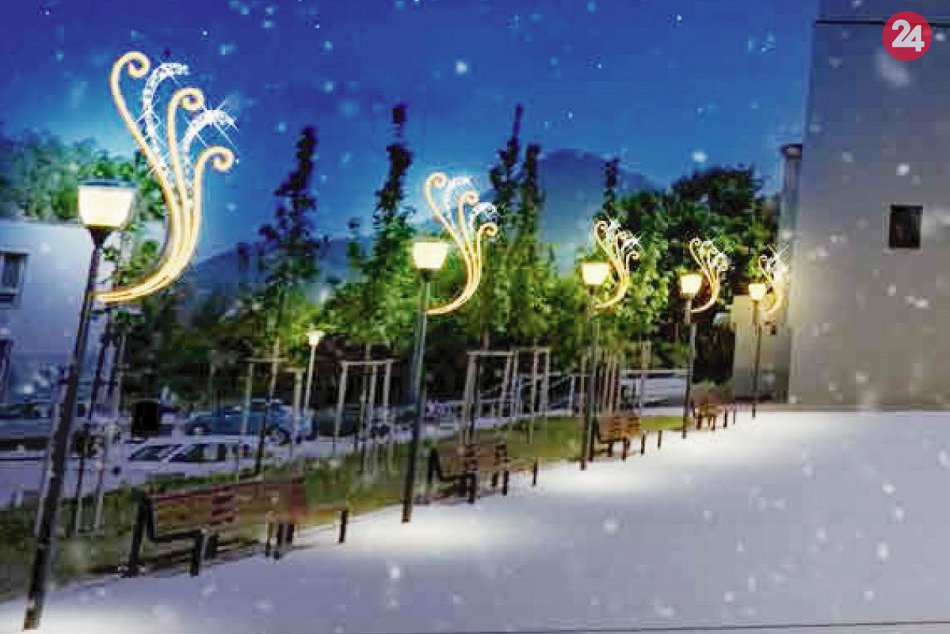 Ilustračný obrázok k článku Považská bude mať novú vianočnú výzdobu: Pozrite si jej VIZUALIZÁCIE