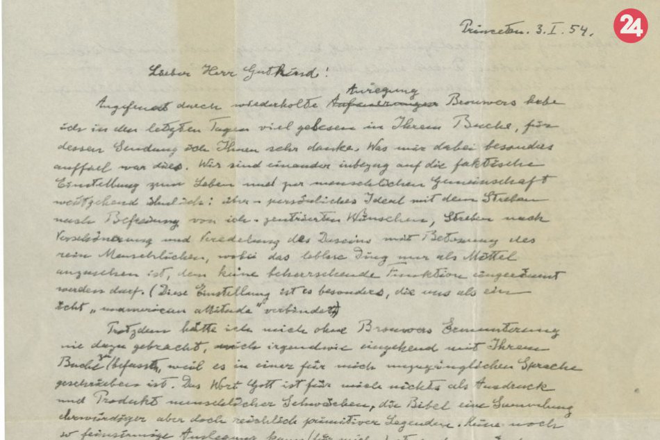 Ilustračný obrázok k článku KURIOZITA DŇA:  Einsteinov "list o Bohu" vydražili za 2,4 milióna dolárov