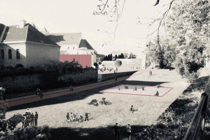 Ilustračný obrázok k článku Záhrada umenia a Kmeťovo stromoradie? Toto je víťazný návrh na riešenie ich územia!