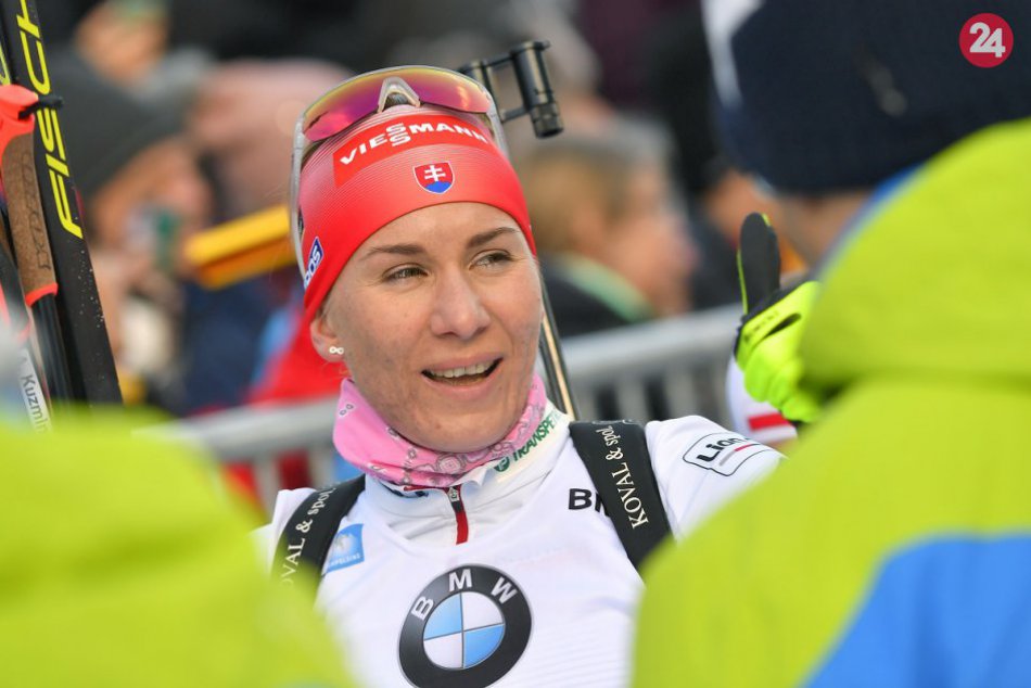Ilustračný obrázok k článku Anastasia Kuzminová vyhrala šprint Svetového pohára v nemeckom Ruhpoldingu, FOTO