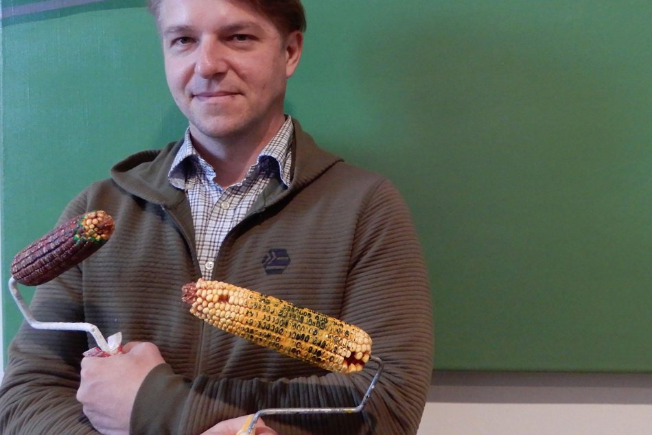 Ilustračný obrázok k článku Umelec Peter Králik z Michaloviec: Vymyslel aj autorskú techniku kukuričné valčeky