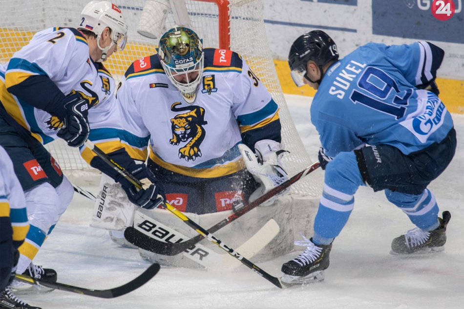 Ilustračný obrázok k článku Matúš Sukeľ pri vysokej prehre Slovana v KHL