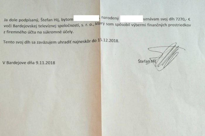 Ilustračný obrázok k článku Peniaze televízie používal na svoje súkromné účely.