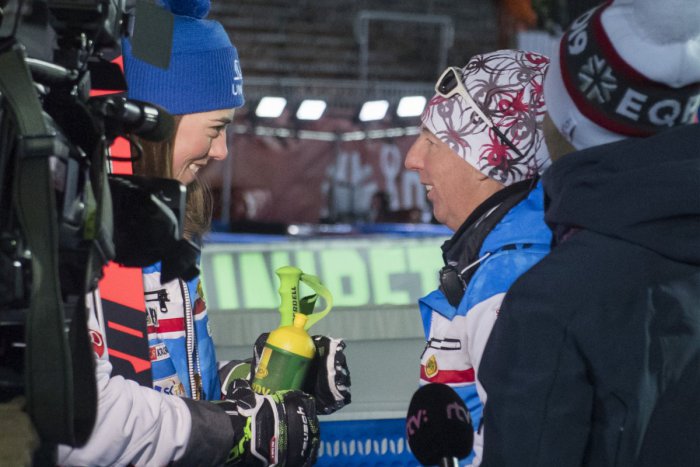 Ilustračný obrázok k článku Tréner Magoni po Vlhovej zlate v obrovskom slalome: Mám skvelý tím, ja som iba pilot