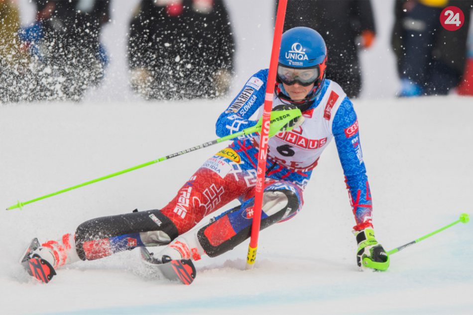 Ilustračný obrázok k článku Petra Vlhová bude v druhom kole útočiť na medailu, po prvej jazde vedie Holdenerová, FOTO