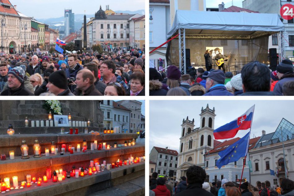 Ilustračný obrázok k článku Veľká SPOMIENKA na bystrickom námestí: Ľudia si po 5 rokoch uctia pamiatku Jána a Martiny