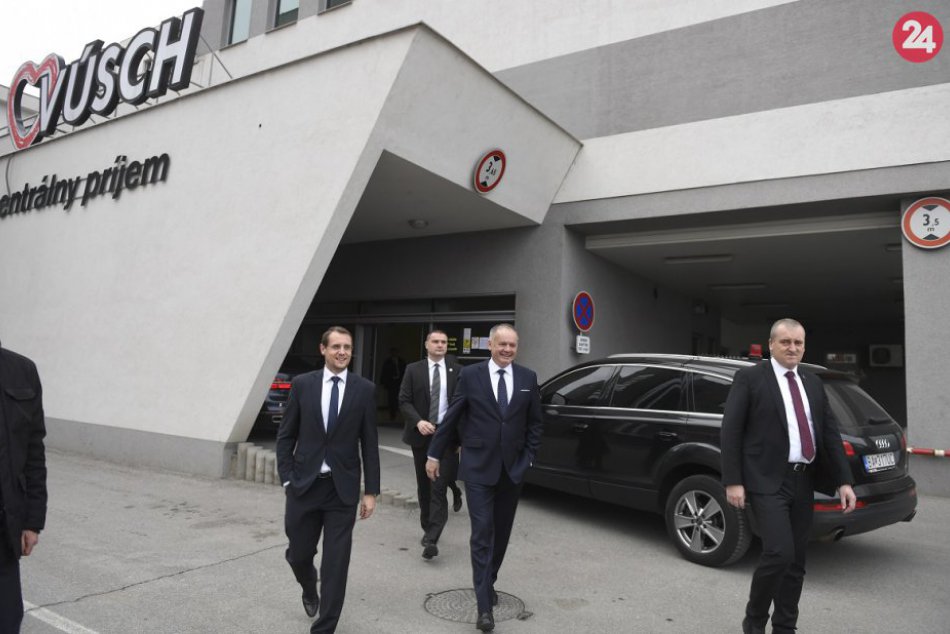 Ilustračný obrázok k článku Prezident Andrej Kiska navštívil svojho predchodcu Rudolfa Schustera v nemocnici