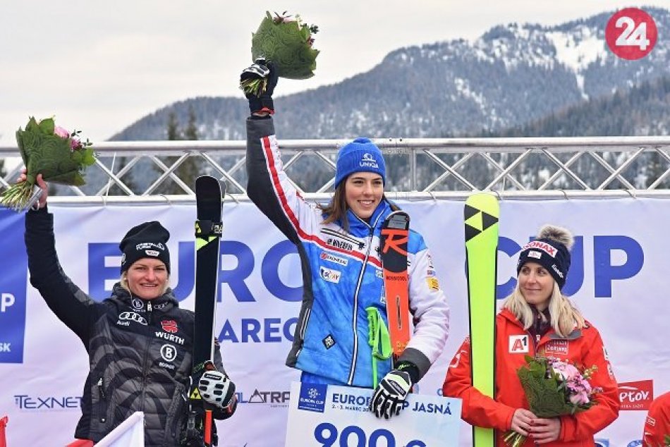 Ilustračný obrázok k článku Petra Vlhová po víťazstve v obrávku Európskeho pohára: Jasná je moje stredisko! FOTO