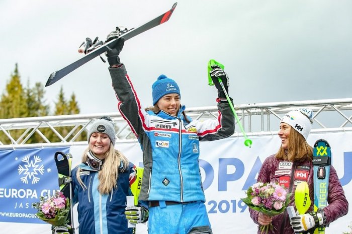 Ilustračný obrázok k článku Rozhodujúcich 80 stonín sekundy! Vlhová vyhrala aj slalom EP, získala Veľkú cenu Demänovských jaskýň