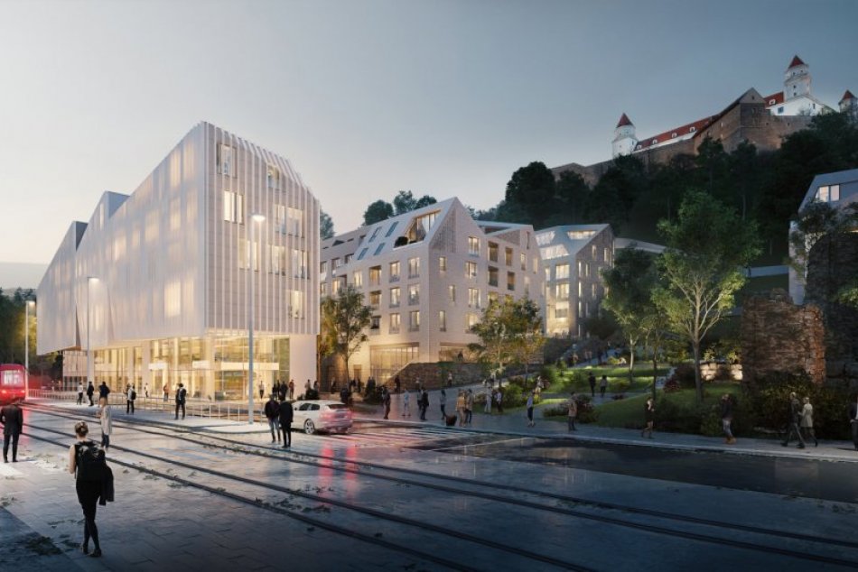 Ilustračný obrázok k článku Pod Bratislavským hradom sa začali prípravné práce k projektu Vydrica